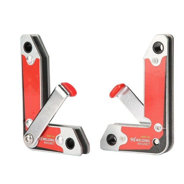 Welding Magnet,2pcs Magnet Welding Clamp Magnetic Holder Fixer with Handle 30/60/90 Degree Welding Magnet,2pcs Magnet Welding Clamp Magnetic Holder Fixer with Handle 30/60/90 Degree